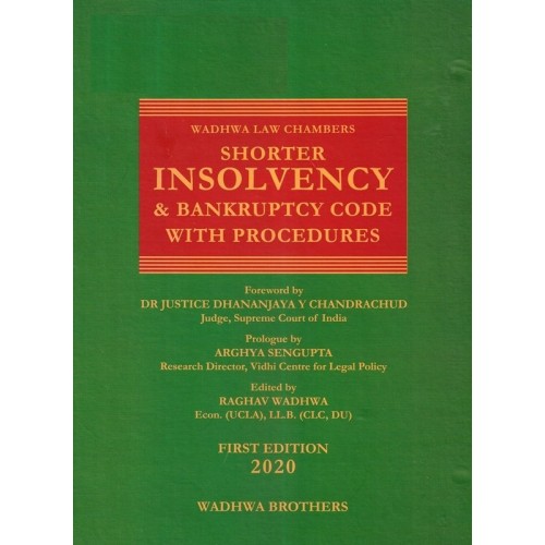 Wadhwa Law Chambers Shorter Insolvency & Bankruptcy Code with Procedures [HB] by Wadhwa Brothers